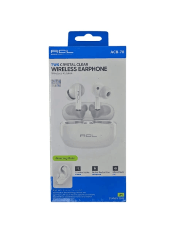 ACL Acb-70 Wireless V5.4 Bekleme Süreli Kablosuz Kulak İçi Bluetooth Kulaklık