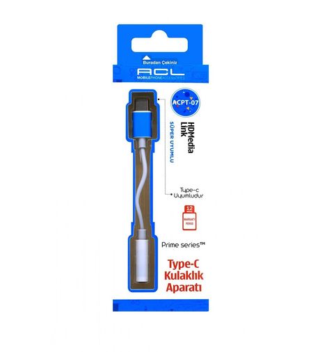 Acl Acpt-07 Type-C Kulaklık Aparatı Süper Uyumlu
