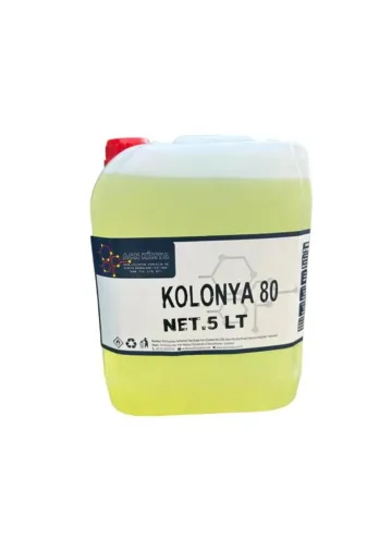 ACN LOJİSTİK TEMİZLİK VE KİMYA ÜRÜNLERİ ACN0107 Limon Kolonyası  80 Derece 5 Lt