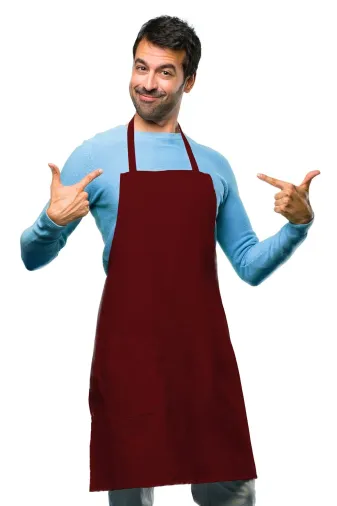 ACR Giyim ACRONLUK Bordo Mutfak Önlüğü -Unisex-