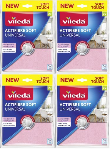 Actifibre Soft Universal New Soft Touch (Paket içi 2 Li) (4 Lü Set)