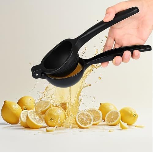 Aea94 131621157 Döküm Limon Sıkacağı Limon Presi Büyük Boy 24 Cm, Siyah Metal Limon Sıkacağı, Döküm Narenciye Sıkacağı Döküm Limon Sıkıcı 420Ml Beyaz