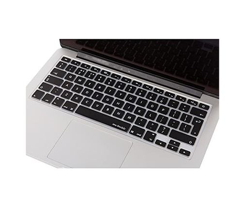 Aebo 131611572 Macbook Klavye Koruyucu Uk Iso Ters L Enter Air 13 A1369/a1466 & Pro A1278/a1425/a1502/a1286/a1398 Uyumlu Avrupa İngilizce İnce Silikon Siyah