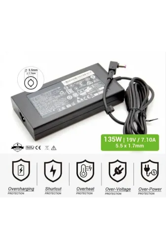 Afila NA-KR60966-10592 Acer Aspire 7 A715-75G-57D1 Notebook Şarj Adaptörü 19.5V/6.92A