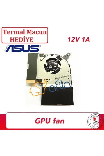 Afila NF-KR51049V2L.1Zxy12 Asus Rog G512Lv, G512Lw, G512Lws Notebook Gpu Fanı / 2.versiyon (12Volt)
