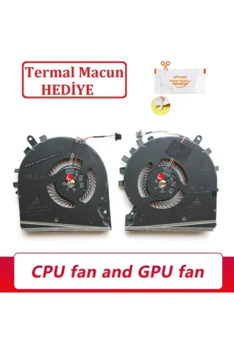 Afila NF-KR51098SET.1Zxy34 Hp Pavilion Gaming 15-Dk1018Nt Notebook Fanı / Sağ Sol Set