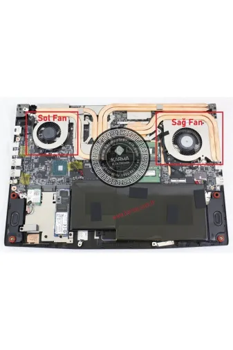Afila NF-KR51177L-10102 Msi Gf65 Thin 10Sdr-459Us Notebook Gpu, Işlemci Fanı / Ver.2 (Sol) Msi