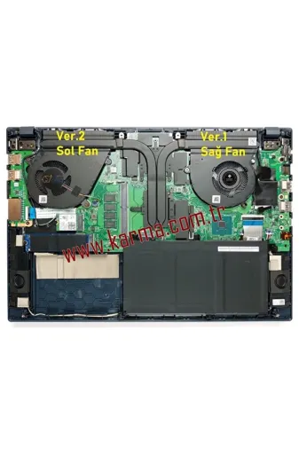 Afila NF-KR51183SET-03005 Asus Vivobook 15 X571Gd-Al143T Notebook Uyumlu Cpu, Gpu Fanı Takım (Sağ-Sol Set)