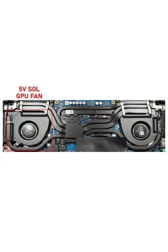 Afila NF-KR51218V1R Asus Tuf Dash F15 Fx517Z Serisi Notebook Gpu Fanı / Ver.1 R - 5V