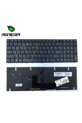 Afila NK-KR30341L..-x.1Z22 Monster Abra A5 V5.1.2, A5 V5.1.3 Uyumlu Notebook Klavye (Siyahtr) Işık