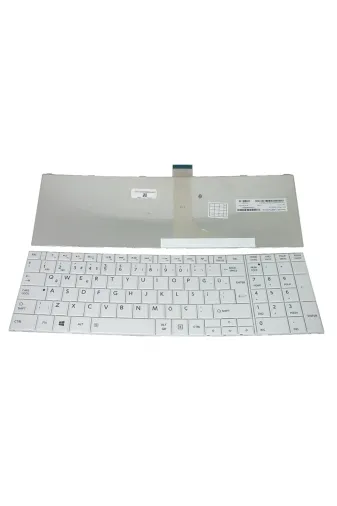 Afila NK-KR30451B..-x.146 Toshiba Satellite L950 L950D L955 L955D Serisi Klavye Beyaz / V2