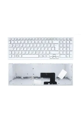 Afila NK-KR30469ÇB.X31 Sony Vpc-Eh37Fg/w, Vpc-El26Fx/w, Vpc-El3S1E Klavye (Beyaz Tr)