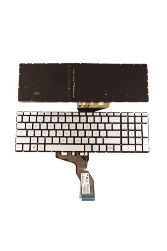 Afila NK-KR30552LGV1..-x.1Z65 Hp Pavilion 15-Cc106Nt 15-Cc106Nt 2Pr72Ea Klavyesi (Silver, Gri Tr) Işıklı