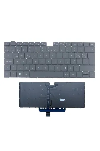 Afila NK-KR30757..-x.11zZ74 Huawei Klv-W29C Notebook Klavyesi - Siyah - Tr - Işıklı