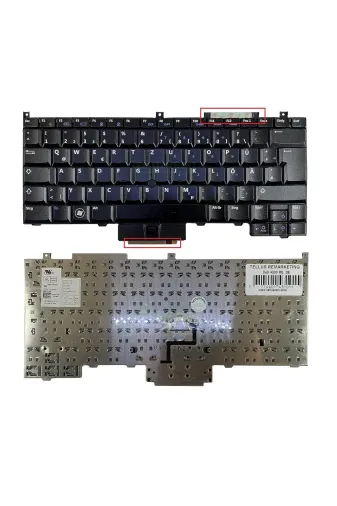 Afila NK-KR30858SA Dell Latitude E4300, E4310, E4200 Pp13S Notebook Klavyesi Ver.1 (Yabancı Dil) + Tr Etiket