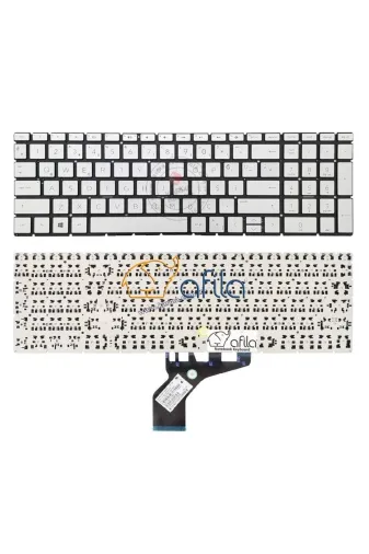 Afila NK-KR30875GTR..Klv27 Hp 15-Dw2007Nt, 15-Dw2008Nt 3H810Ea Notebook Klavyesi Gri Tr