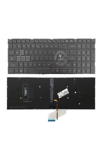 Afila NK-KR50669KE..Klv15 Casper Excalibur G780.1075-B1J0X-B Klavyesi Tuş Takımı Tr Işıklı