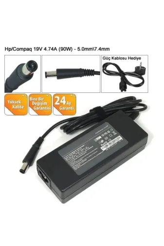 Afila TYC00563254069 Hp Probook 4530S A6D96Ea Uyumlu Notebook Adaptör - Şarj Cihazı - 90W