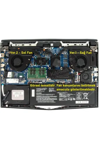 Afila TYC0KKG0TN170851610444224 Foxconn Nl5A-Vga Nfb100B05H Fsfa15M Uyumlu Fan Ver.1