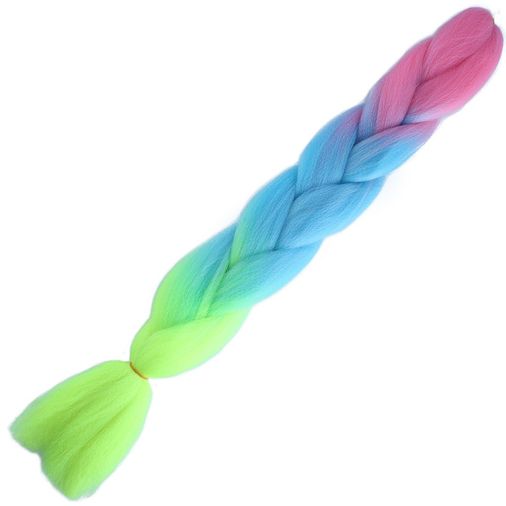 Afrika Örgülük Ombreli Sen 100 Gr. / Pembe / Açık Mi / Neon Sarı