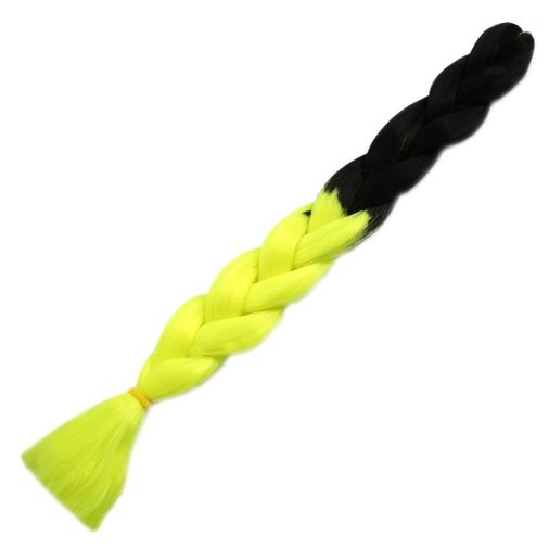 Afrika Örgülük Sen Ombreli 100 Gr. / Siyah / Neon Sarı