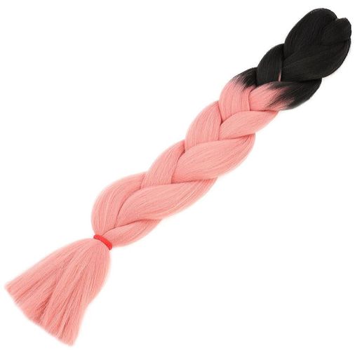 Afrika Örgülük Sen Ombreli 100 Gr. / Siyah / Pudra Pembe