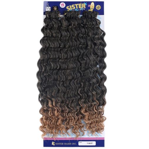 Afro Daası / Siyah Karamel Ombreli T1B/27