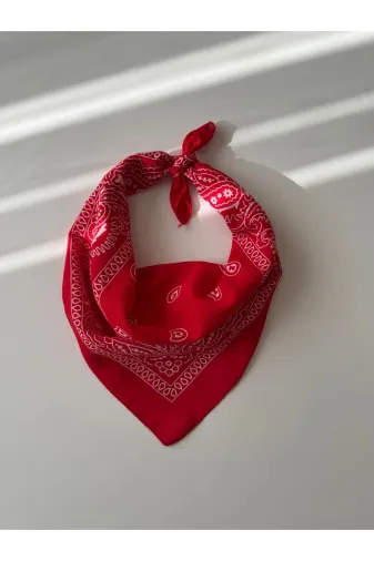 AGAPI 20929383839494948484 Pamuklu Kaymaz Terletmez Bandana Fular