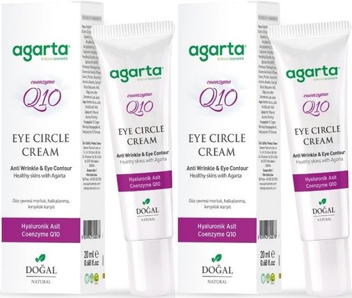 Agarta Doğal Göz Altı Kırışıklık ve Koyu Halka Yaşlandırma Karşıtı Antiaging Kremi 20 ML (2 Li Set)