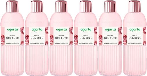 Agarta Doğal Gül Suyu 400ML (6 Lı Set)