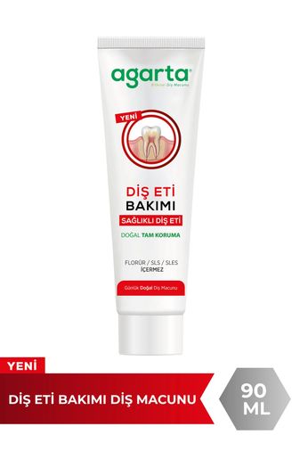 Agarta Doğal Tam koruma Diş Macunu 90 ML Diş Eti Bakımı & Plak Karşıtı