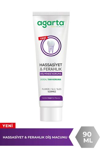 Agarta Doğal Tam koruma Diş Macunu 90 ML Hassasiyet & Ferahlık