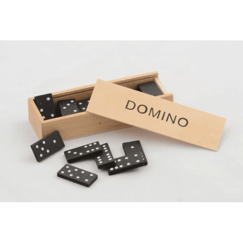 Ahşap Kutulu Domino