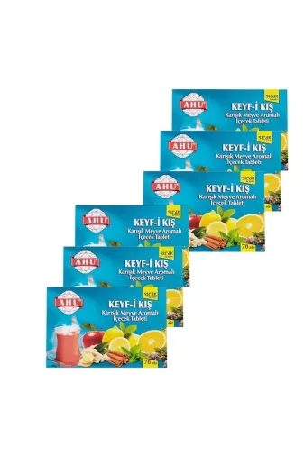 AHU AHU-GD-00001003 Keyfi Kış Tablet Içecek 70 Adet 500 Gr X 6 Adet