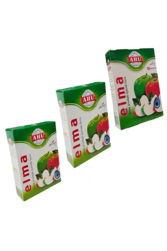 AHU AHU-GD-00001114-01 Elma Hazır Kutu Toz İçecek 500 Gr.+250 Gr.+ 100 Gr. Süper 3'lü Paket