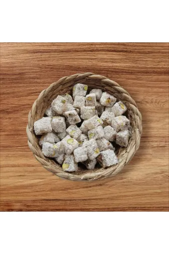 AHU AHU-GD-00005005-01 Çift Kavrulmuş Duble Antepfıstıklı H.cevizi Kaplı Lokum 500 Gr