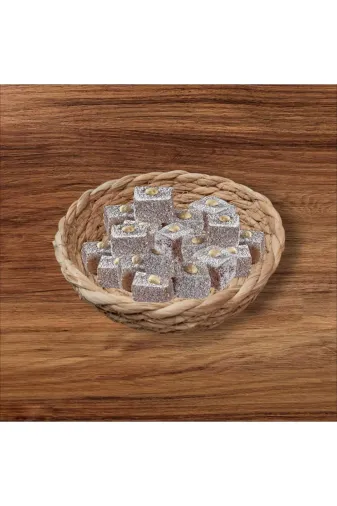 AHU AHU-GDA-00002011 Safran Basma Fındıklı Hindistan Cevizi Kaplı Lokum 500 Gr