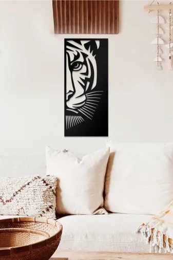 AHWALL AW00363 Kaplan Temalı Dekoratif Ahşap Tablo