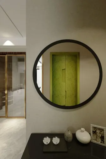 AHWALL AWDNYPL00 Modern Yuvarlak Dekoratif Pleksi Ayna