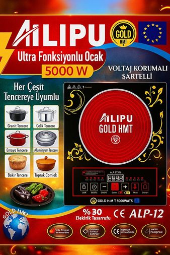 Ailipu 546541321 /alipu 5000 Watt Her Tencereye Uyumlu