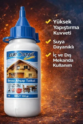 akatsuki 100 tutkal Beyaz Ahşap Tutkalı 100 Gr Güçlü Yapıştırıcı Suya Dayanıklı