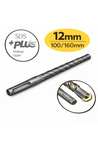 akatsuki 12/100/160 Sds Plus Matkap Ucu 12Mm 100/160Mm Beton Delme Ucu