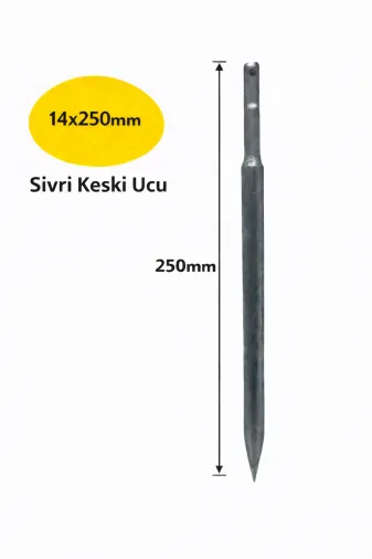 akatsuki 14x250 mms Sds Plus Sivri Keski Ucu 14X250 Mm