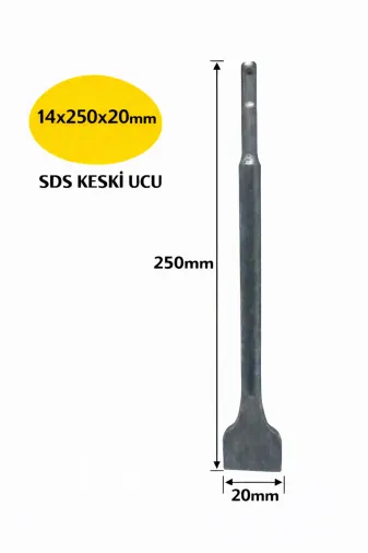 akatsuki Sds Plus Yassı Keski 14X250X20 Mm