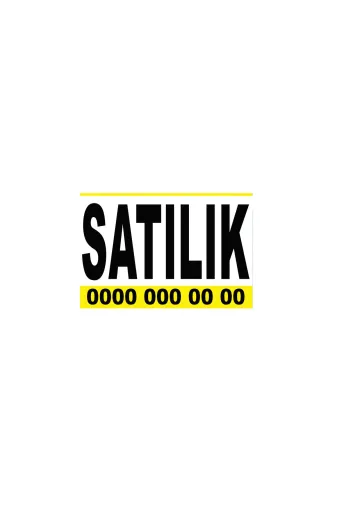 AKDESEN SATILIK AFİŞİ Satilik Vinil Afişi