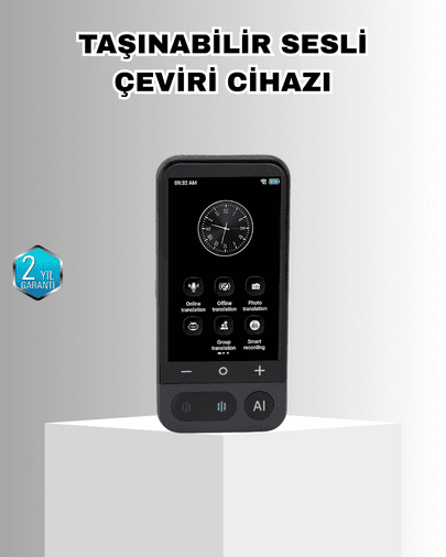 Akıllı Taşınabilir Tercüman – 17 Çevrimdışı, 139 Çevrimiçi Dil Desteği