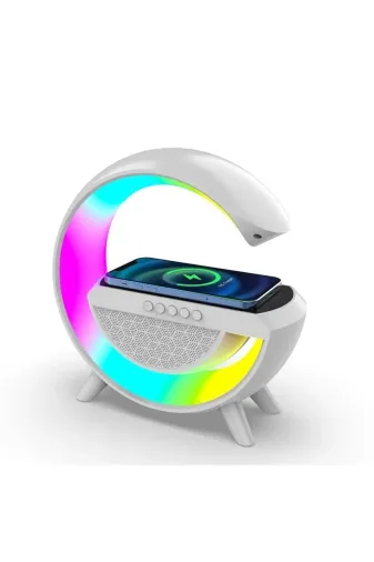 Aksesuar BT-2301 Bluetooth Müzik Çalar Işıklı Şarj Istasyonu