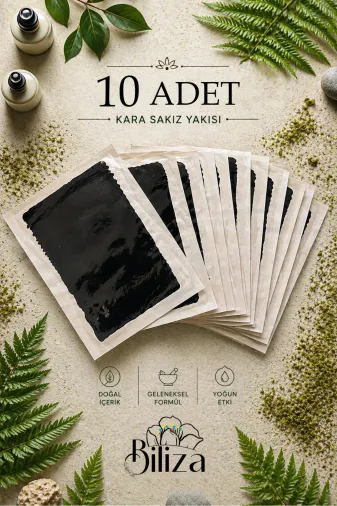 Aktar Shop AKTS2267 Kara Sakız Yakısı 10 Adet