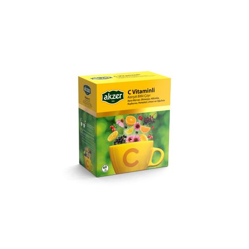 AKZER 8697755848845 C Vitamin Çayı 60 Lı