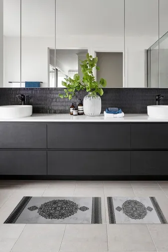 Alanur Home 510602 Alanur Trend Kaymaz Taban Dijital Banyo 2'li Klozet Takımı Gri